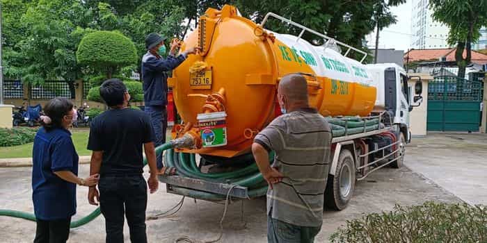 hút bể phốt không mùi