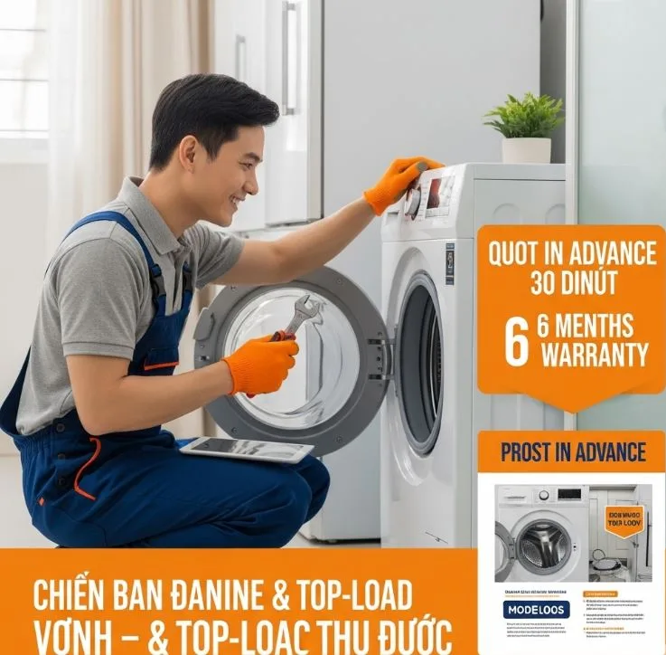 Thợ sửa máy giặt tại Thủ Đức