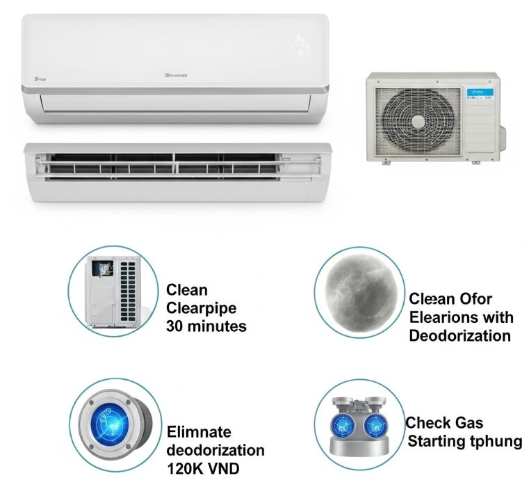 Vệ Sinh Máy Lạnh Tại Nhà Tân Phú
